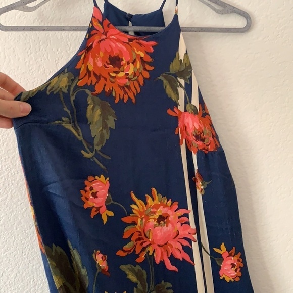 Zara Trafaluc Halter Neck Floral Midi Dress - Picture 5 of 15